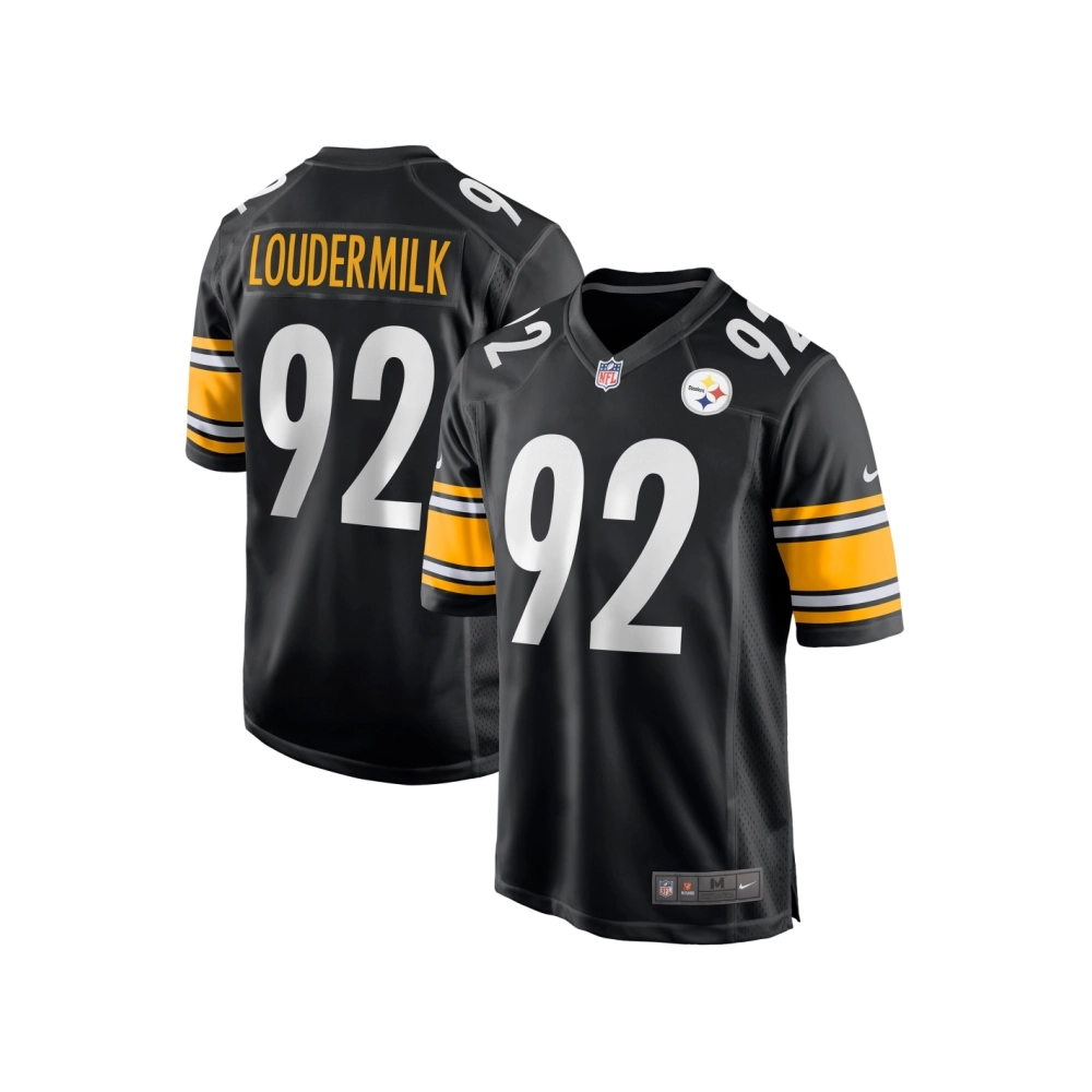 Mens Pittsburgh Steelers Isaiahh Loudermilk Black Game Jersey