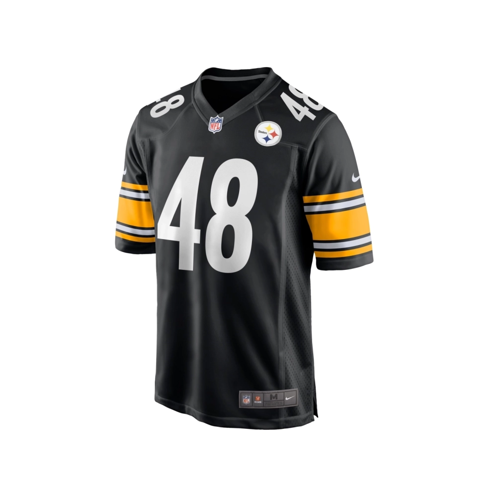 Mens Pittsburgh Steelers Godwin Igwebuike Black Game Jersey