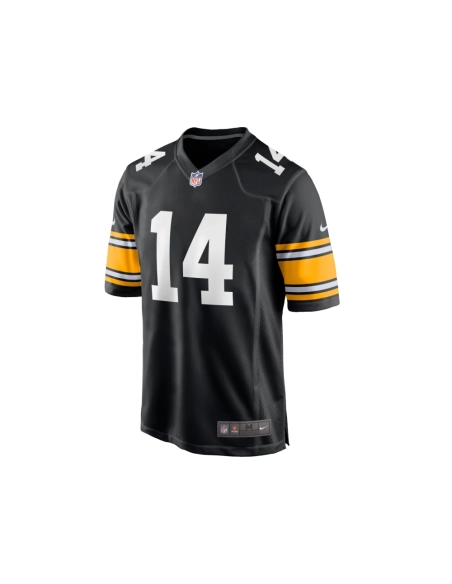 Mens Pittsburgh Steelers George Pickens Black Alternate Game Player Jersey