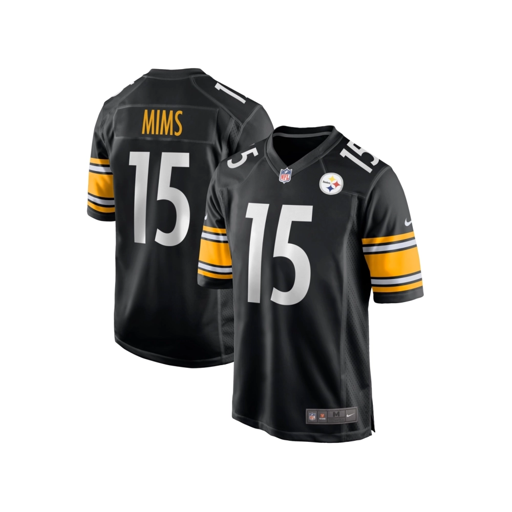 Mens Pittsburgh Steelers Denzel Mims Black Game Jersey