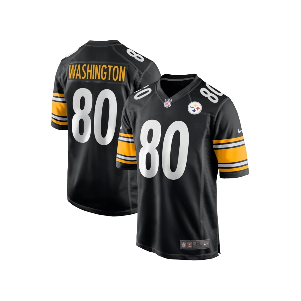 Mens Pittsburgh Steelers Darnell Washington Black 2023 NFL Draft Pick Game Jersey