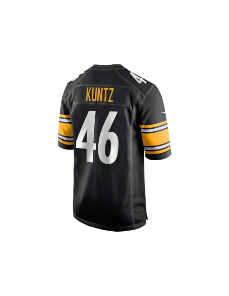 Mens Pittsburgh Steelers Christian Kuntz Black Game Jersey
