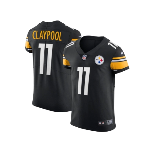 Mens Pittsburgh Steelers Chase Claypool Black Vapor Elite Player Jersey