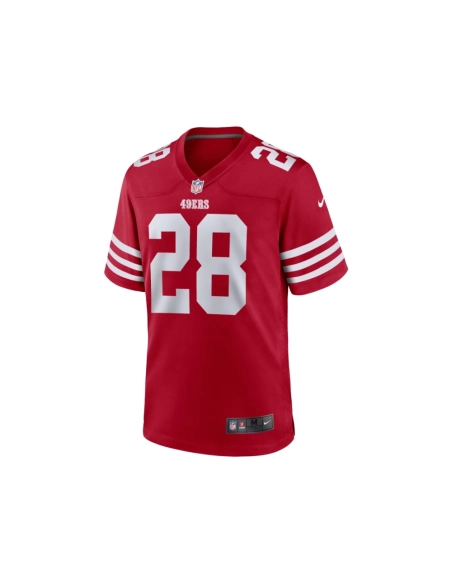 Mens San Francisco 49ers Trey Sermon Scarlet Player Game Jersey