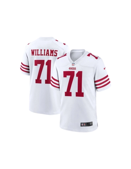 Mens San Francisco 49ers Trent Williams White Player Game Jersey