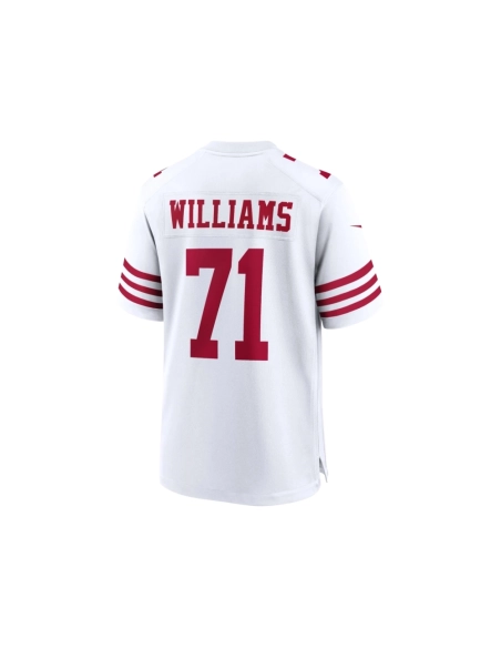 Mens San Francisco 49ers Trent Williams White Player Game Jersey
