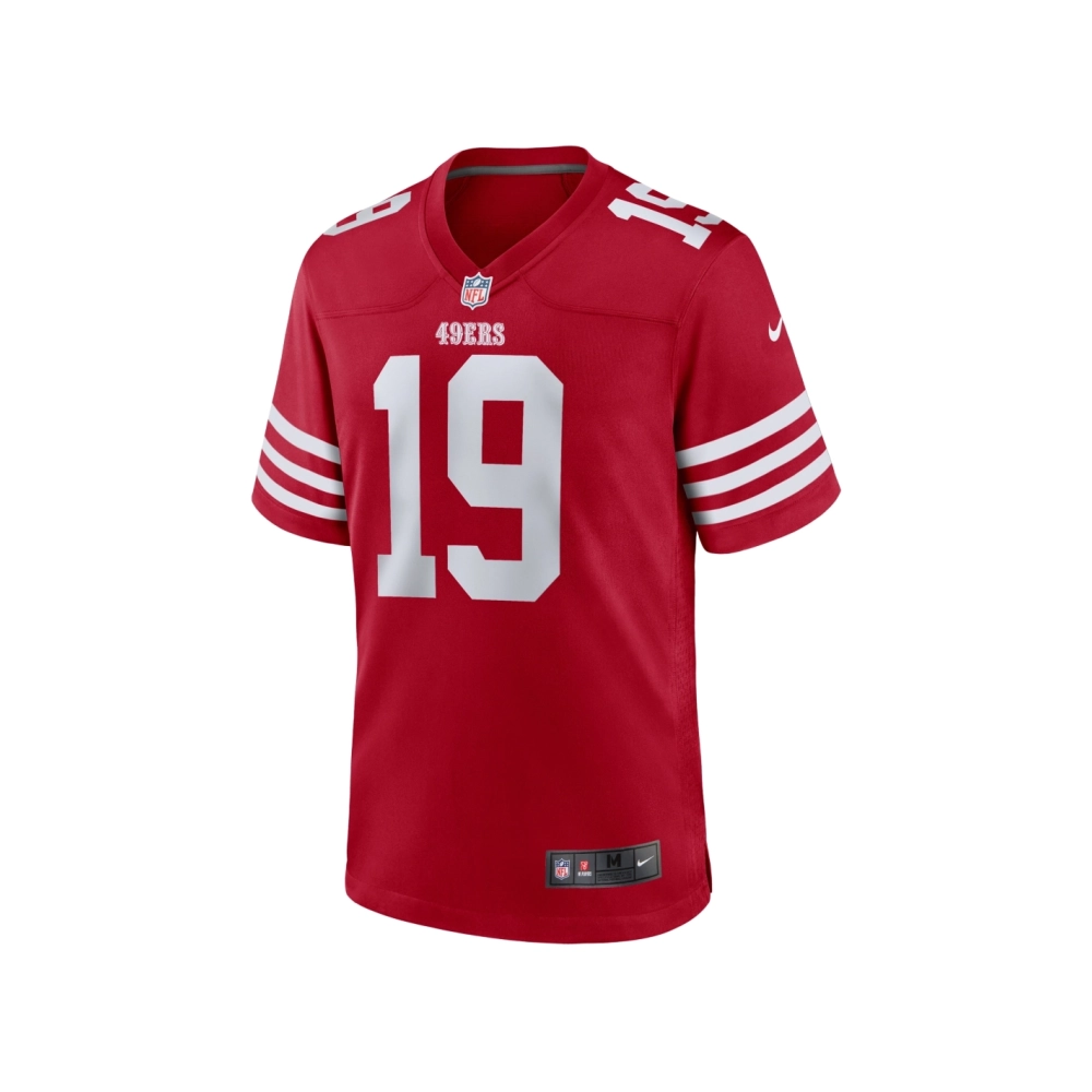 Mens San Francisco 49ers Trent Taylor Scarlet Team Game Jersey