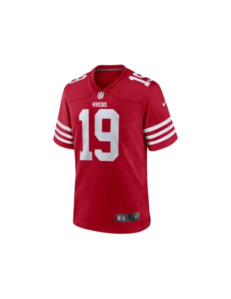 Mens San Francisco 49ers Trent Taylor Scarlet Team Game Jersey