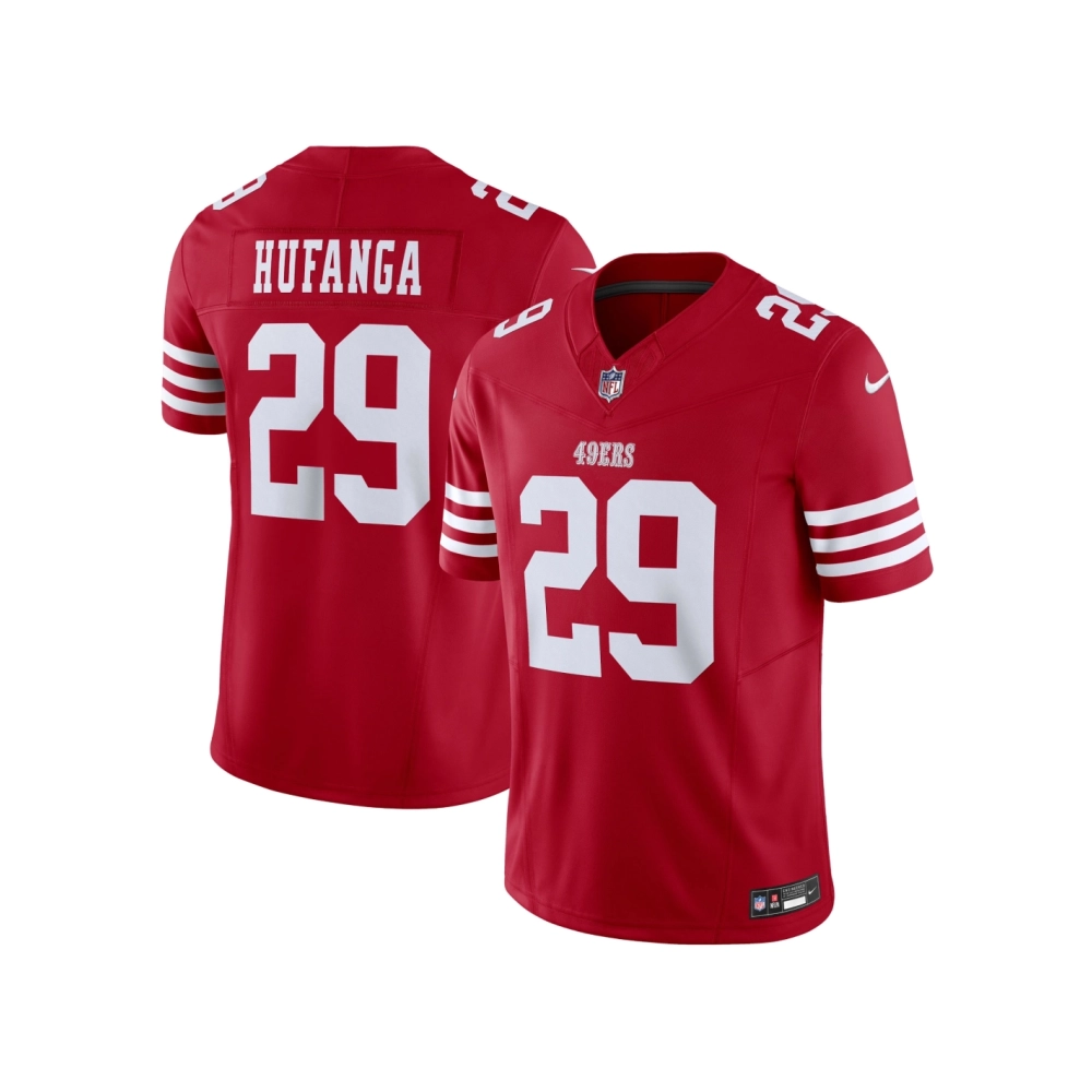 Mens San Francisco 49ers Talanoa Hufanga Scarlet Vapor F.U.S.E. Limited Jersey