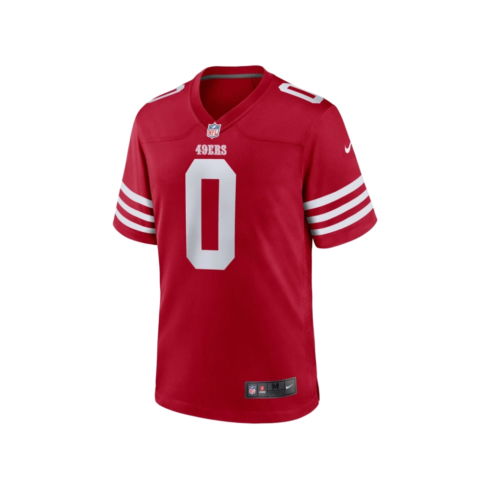Mens San Francisco 49ers Samuel Womack III Scarlet Game Jersey