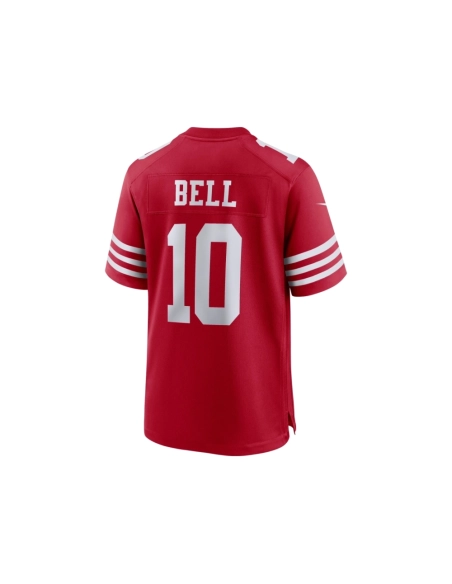 Mens San Francisco 49ers Ronnie Bell Scarlet Team Game Jersey