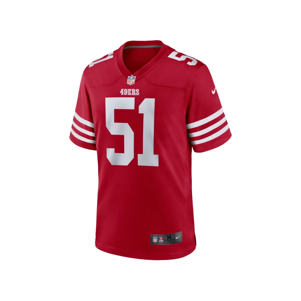 Mens San Francisco 49ers Robert Beal Jr Scarlet Game Jersey