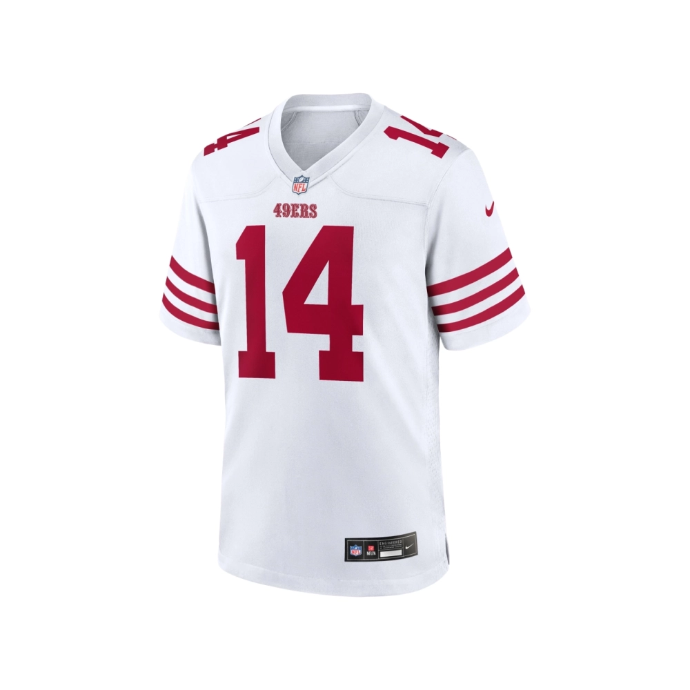 Mens San Francisco 49ers Ricky Pearsall White White Game Jersey