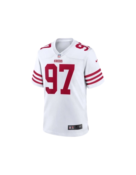 Mens San Francisco 49ers Nick Bosa White Player Game Jersey