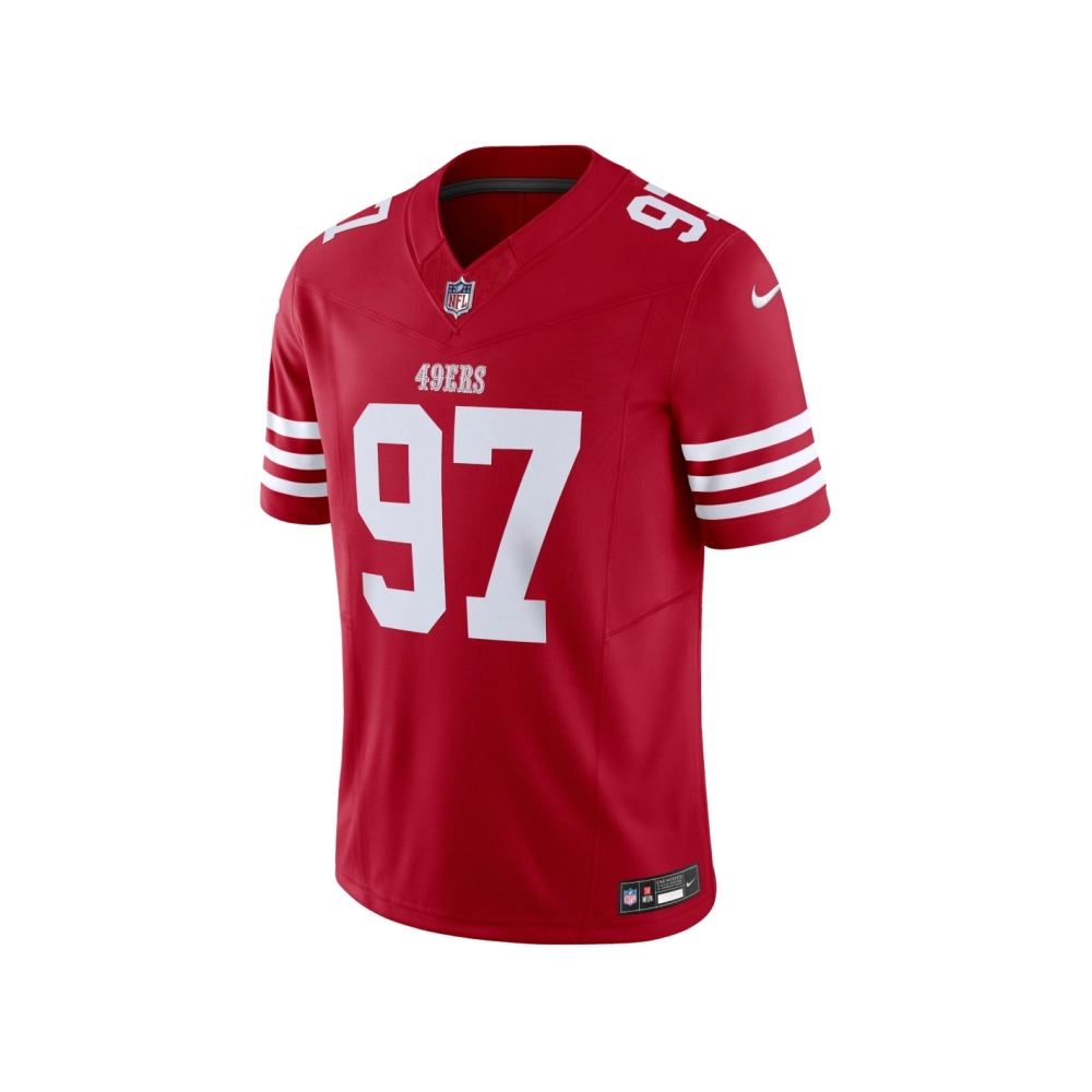 Mens San Francisco 49ers Nick Bosa Scarlet Vapor F.U.S.E. Limited Jersey