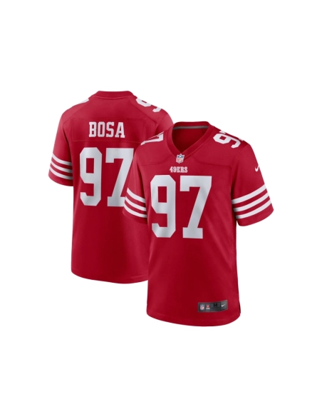 Mens San Francisco 49ers Nick Bosa Scarlet Player Game Jersey