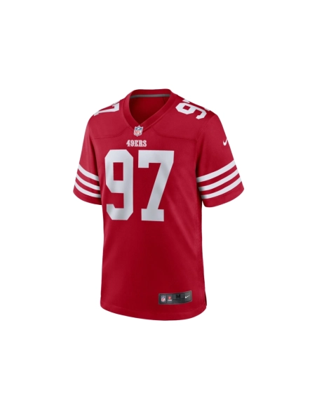 Mens San Francisco 49ers Nick Bosa Scarlet Player Game Jersey
