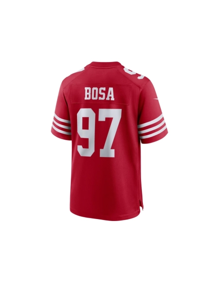 Mens San Francisco 49ers Nick Bosa Scarlet Player Game Jersey
