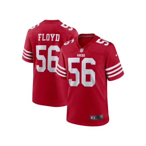 Mens San Francisco 49ers Leonard Floyd Scarlet Team Game Jersey