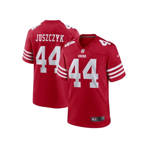 Mens San Francisco 49ers Kyle Juszczyk Scarlet Player Game Jersey