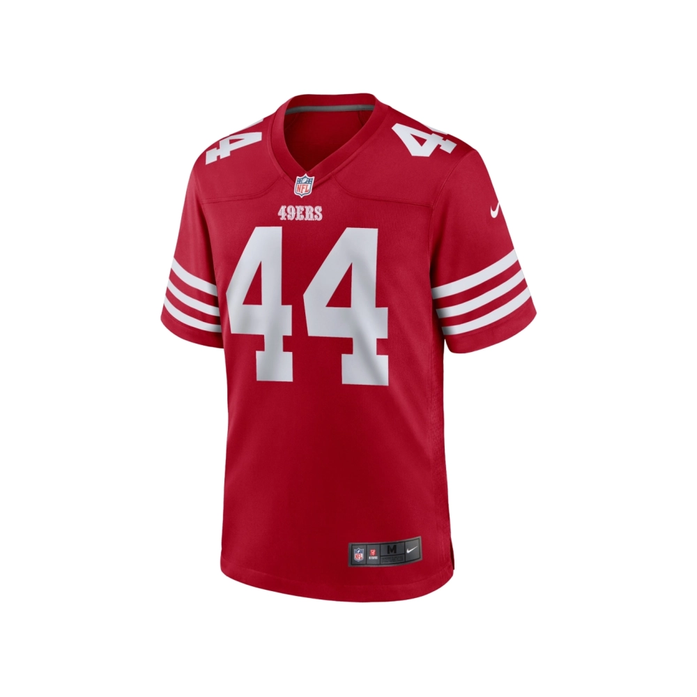 Mens San Francisco 49ers Kyle Juszczyk Scarlet Player Game Jersey