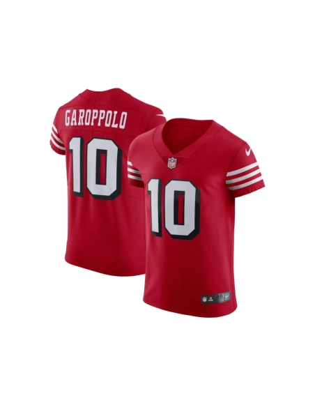 Mens San Francisco 49ers Jimmy Garoppolo Scarlet Alternate Vapor Elite Jersey
