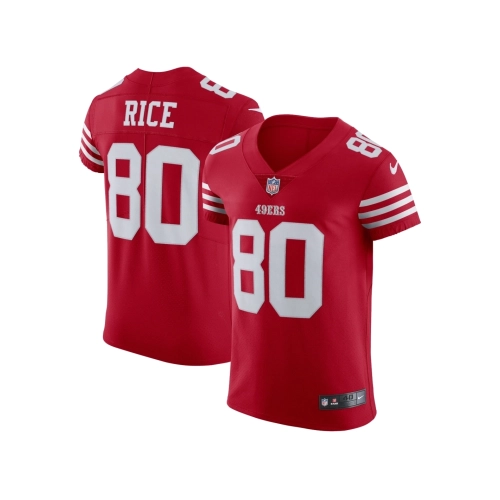 Mens San Francisco 49ers Jerry Rice Scarlet Vapor Elite Retired Player Jersey