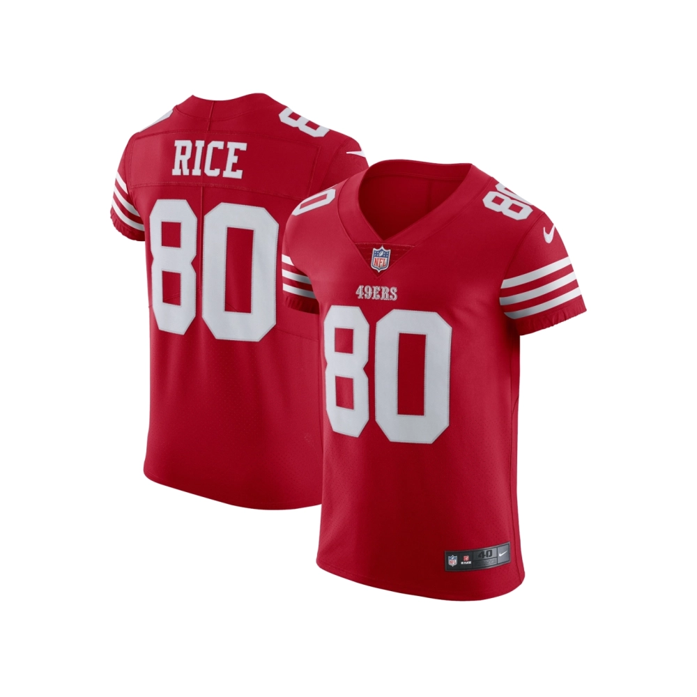 Mens San Francisco 49ers Jerry Rice Scarlet Vapor Elite Retired Player Jersey