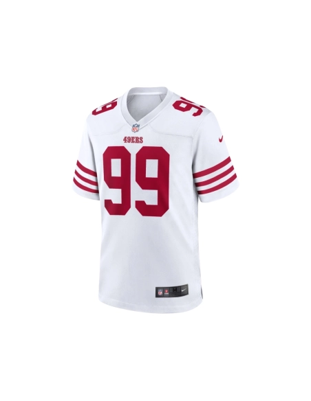 Mens San Francisco 49ers Javon Kinlaw White Player Game Jersey
