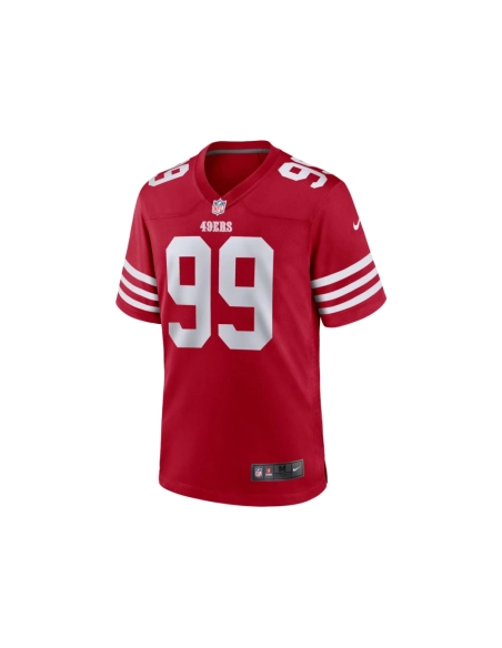 Mens San Francisco 49ers Javon Kinlaw Scarlet Team Player Game Jersey