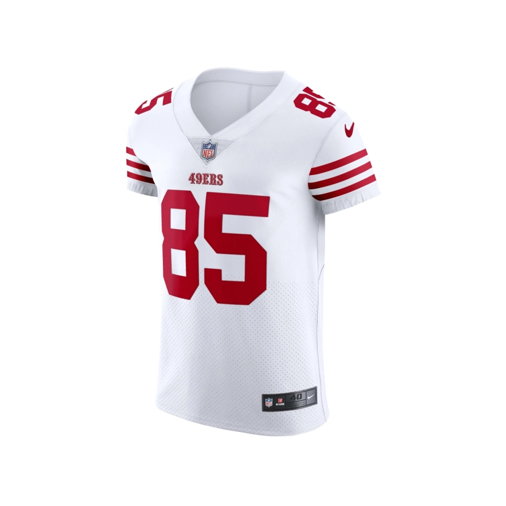 Mens San Francisco 49ers George Kittle White Vapor Elite Jersey