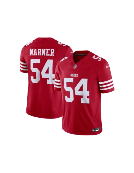 Mens San Francisco 49ers Fred Warner Scarlet Vapor F.U.S.E. Limited Jersey