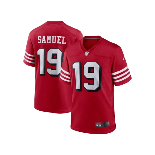Mens San Francisco 49ers Deebo Samuel Scarlet Alternate Player Game Jersey