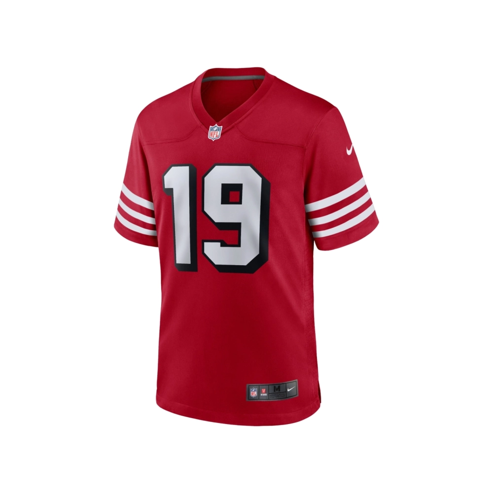 Mens San Francisco 49ers Deebo Samuel Scarlet Alternate Player Game Jersey