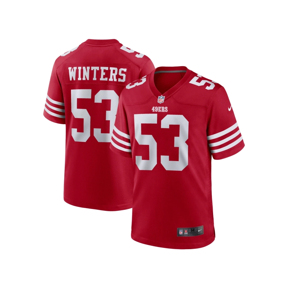 Mens San Francisco 49ers Dee Winters Scarlet Team Game Jersey