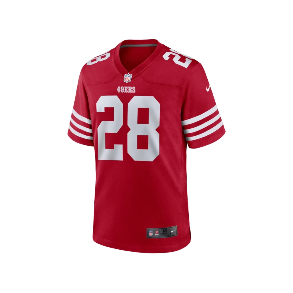 Mens San Francisco 49ers Darrell Luter Jr. Scarlet Game Jersey