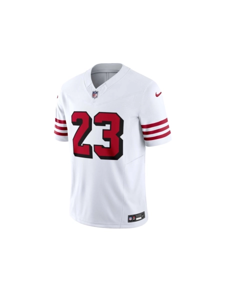 Mens San Francisco 49ers Christian McCaffrey White Vapor F.U.S.E. Limited 2nd Alternate Jersey