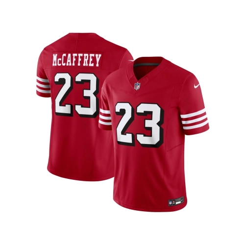 Mens San Francisco 49ers Christian McCaffrey Scarlet Vapor F.U.S.E. Limited Jersey
