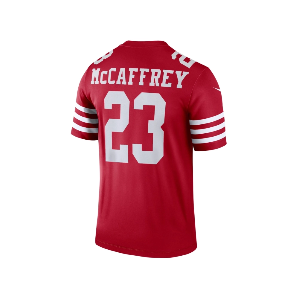 Mens San Francisco 49ers Christian McCaffrey Scarlet Legend Jersey