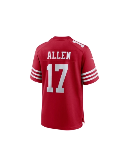 Mens San Francisco 49ers Brandon Allen Scarlet Game Jersey