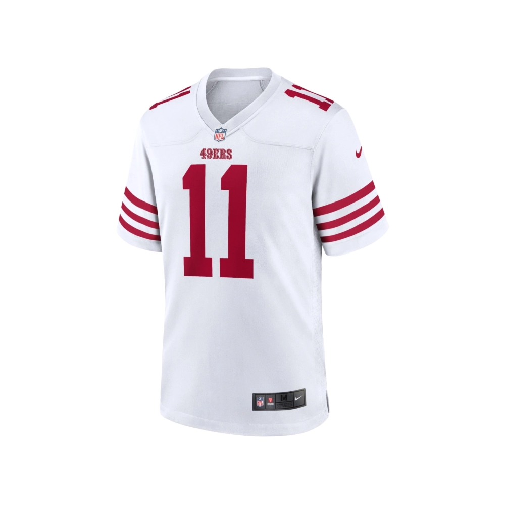 Mens San Francisco 49ers Brandon Aiyuk White Player Game Jersey