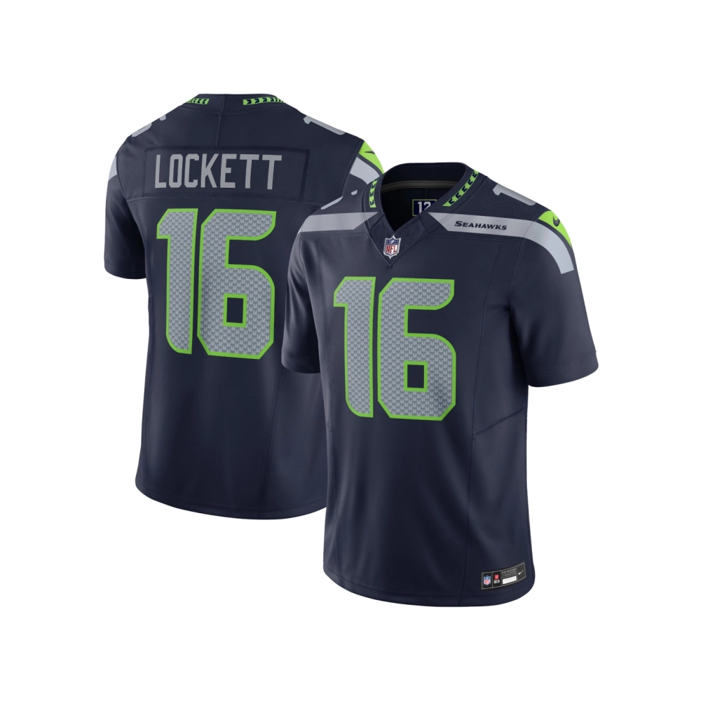 Mens Seattle Seahawks Tyler Lockett Navy Vapor F.U.S.E. Limited Jersey