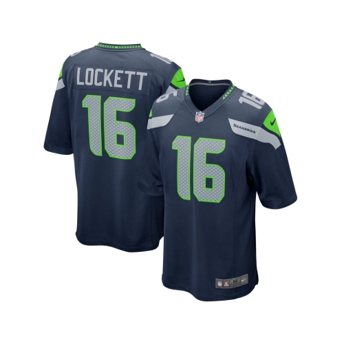 Mens Seattle Seahawks Tyler Lockett College Navy Game Jersey