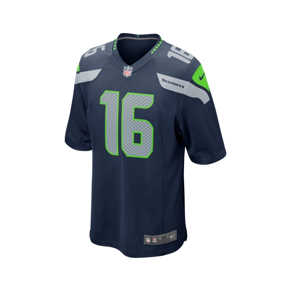 Mens Seattle Seahawks Tyler Lockett College Navy Game Jersey