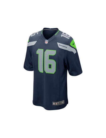 Mens Seattle Seahawks Tyler Lockett College Navy Game Jersey