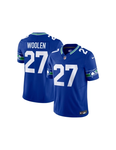 Mens Seattle Seahawks Tariq Woolen Royal Alternate Vapor F.U.S.E. Limited Jersey
