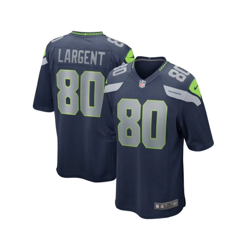 Mens Seattle Seahawks Steve Largent College Navy Game Retired Player Jersey