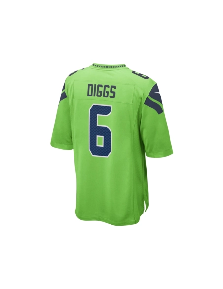 Mens Seattle Seahawks Quandre Diggs Neon Green Game Jersey