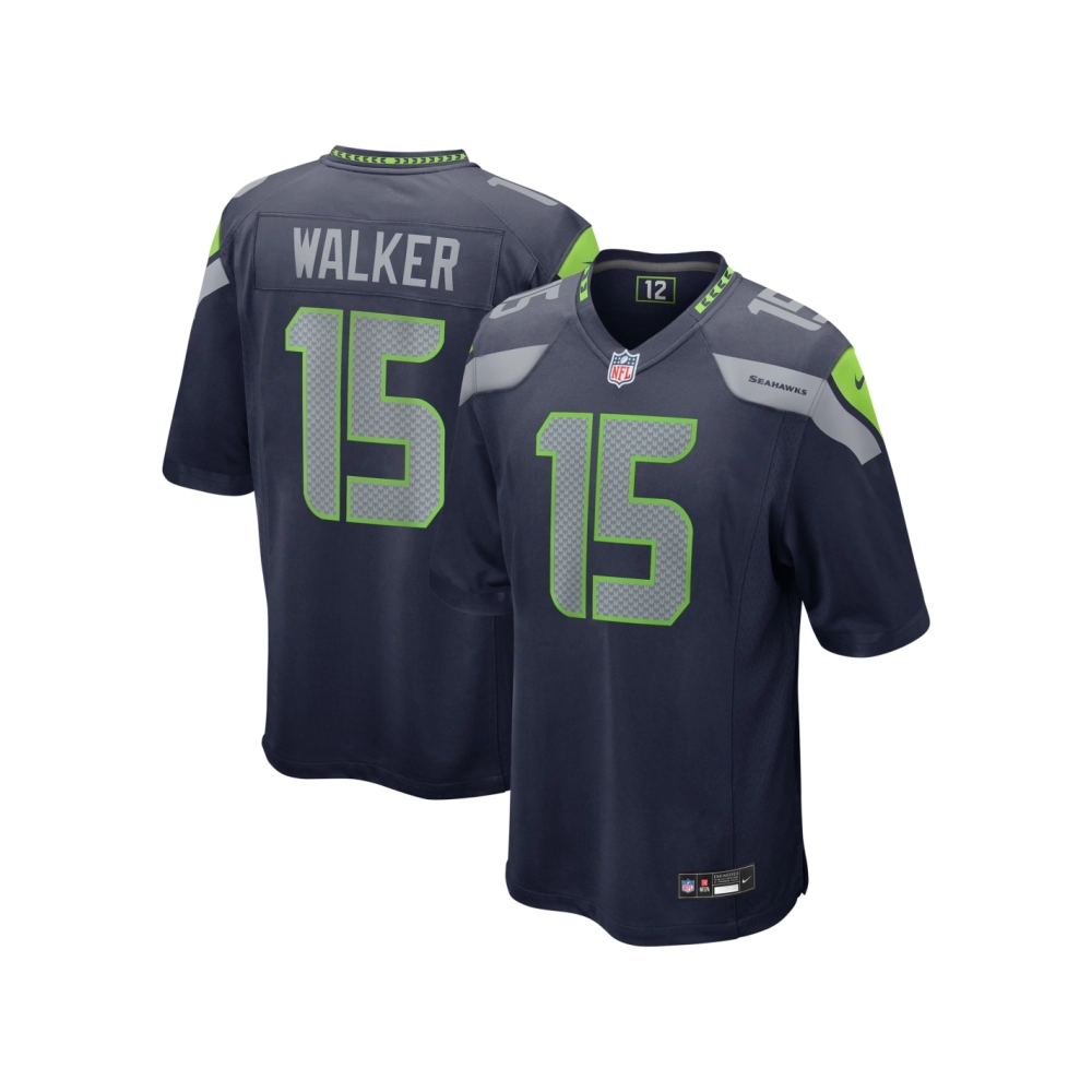 Mens Seattle Seahawks P.J. Walker College Navy Game Jersey