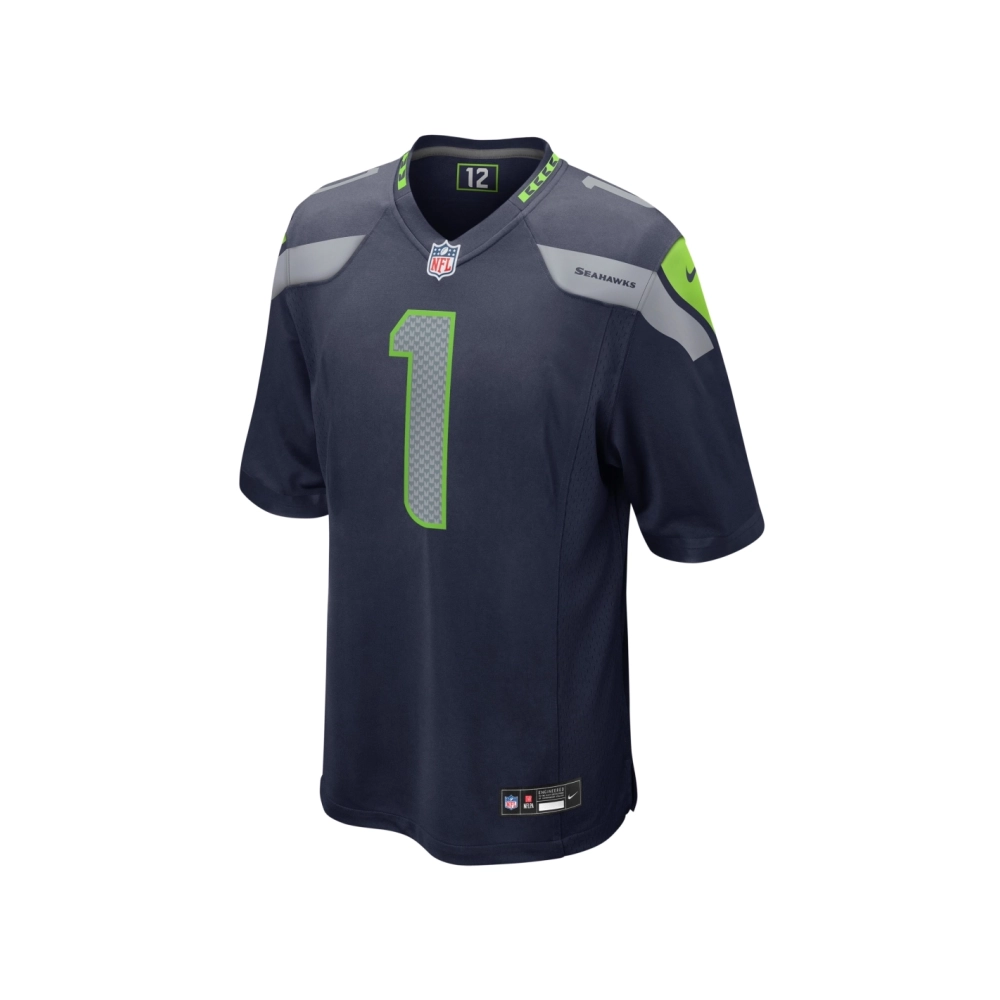 Mens Seattle Seahawks Number 1 Dad College Navy Game Jersey